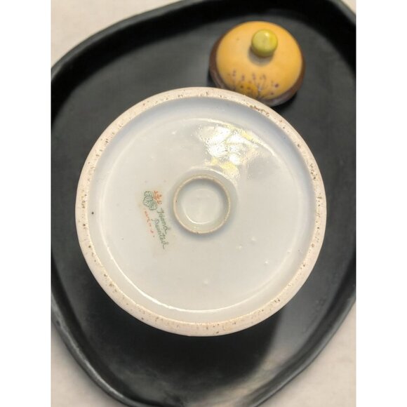 Vintage Japan Hand Painted Landscape Scene Superfine China Covered Sugar and Cre - Picture 6 of 12